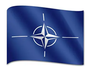 Computer Graphic Flag Drucke: Flag of the NATO