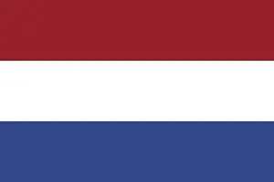 Central Europe Flag Design Drucke: Flag of Netherlands, Vector illustration