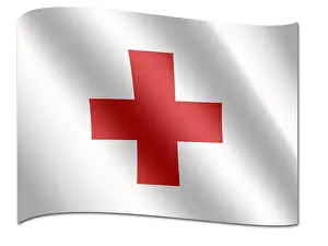 Red Cross Symbol Drucke: Flag of the Red Cross