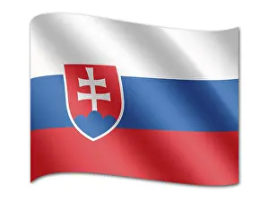 Empty National Ensigns Drucke: Flag of Slovakia