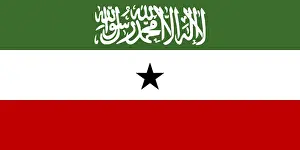 East Africa Flags Drucke: Flag of Somaliland, Vector illustration
