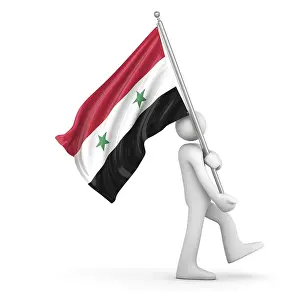 Drucke von Flagge Syriens, Dies ist ein computer generiertes und 3D-gerendertes Bild Verwandte Bilder Drucke: Flagge von Syrien, Dies ist ein computer generierter und 3D gerenderter Bild.