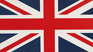 Northern Europe Flags Drucke: Flag of UK