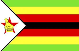 Drucke von Flagge von Simbabwe Verwandte Bilder Drucke: Flagge von Simbabwe