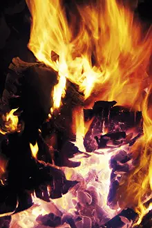 Burning Flames Drucke: Flames