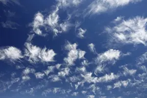 Cirrocumulus Cloud Formations Drucke: Fleecy clouds over the Pacific Ocean
