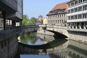 Stone Arch Bridge Germany Drucke: Fleischbrucke, Brucke