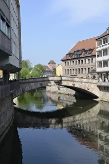 Stone Arch Bridge Europe Drucke: Fleischbrucke, Brucke
