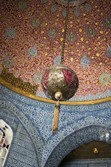 Ottoman Floral Pattern Drucke: Floral art pattern example of the Ottoman time