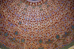 Ornate Floral Design Example Drucke: Floral art pattern example of the Ottoman time