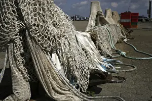 Fishing Net Detail Drucke: Flues