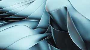 Abstract Design Drucke: A fluid abstract design with smooth