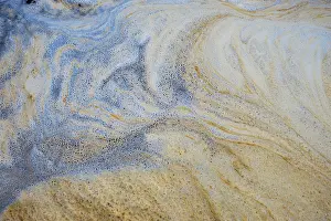 Usedom Island Germany Drucke: Foam formation, structure, background image