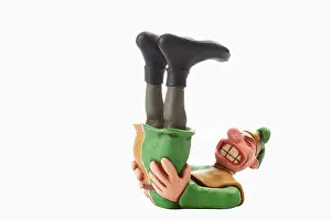 Studio Cutout Image Drucke: Fool or jester, cartoon character