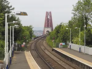 Forth-Brücke Drucke: Forth-Brücke über den Firth of Forth in Edinburgh
