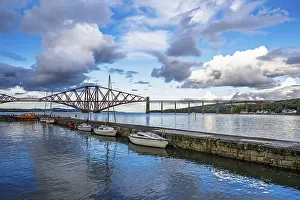 Forth Bridge Scotland Drucke: Forth Bridge, Queensferry Crossing