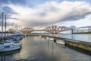 UNESCO World Heritage Site Scotland Drucke: Forth Bridge, Queensferry Crossing