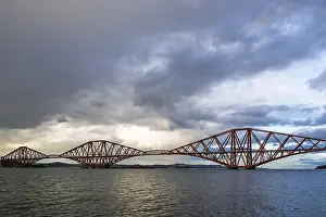 Drucke von Forth Bridge, Queensferry Crossing, Forth Estuary, Schottland, UK Forth-Brücke Drucke: Forth Bridge, Queensferry Crossing