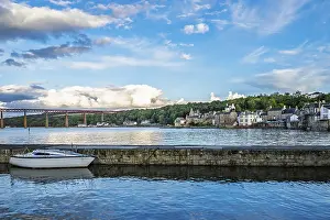 Northern Europe Waterfront Scene Drucke: Forth Bridge, Queensferry Crossing
