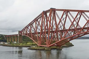 Victorian Railway Bridge Drucke: The Forth Rail Bridge, Scotland