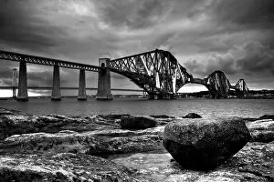 Drucke von Der Forth Railway Bridge in Edinburgh, Schottland, Vereinigtes Königreich, Europa Caithness Drucke: Der Forth Railway Bridge in Edinburgh