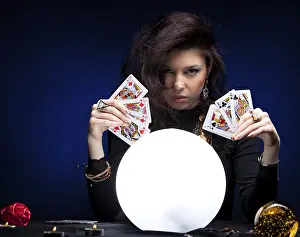 Fortune Teller Woman Drucke: Fortune teller