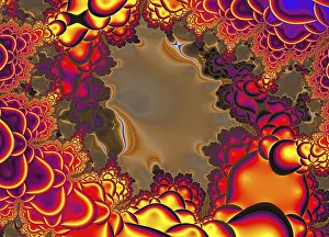 Fractal Geometry Art Drucke: Fractal graphics, abstract
