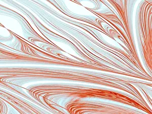 Computer Generated Fractals Drucke: Fractal marble texture - abstract computer-generated image