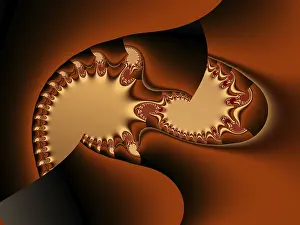 Full Frame Graphic Image Drucke: Fractal object