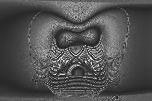 Abstract Fractal Design Drucke: Fractal object