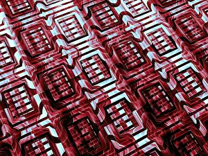 Digitale Kunst Drucke: Fraktal-Textur - abstrakte computer-generierte Abbildung.