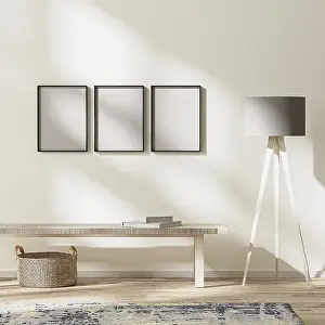 Scandinavian Interior Design Drucke: Frames mock up in modern living interior