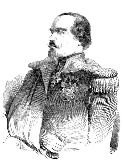 French Marshal Portrait Drucke: Francois-Marcellin Certain de Canrobert