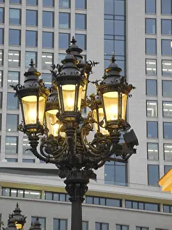 High Rise Buildings Germany Drucke: Frankfurt, lantern, skyscraper
