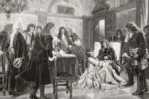 Friedrich der Große im Krankenbett von Friedrich Wilhelm