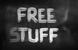Symbolic Image Photography Drucke: Free Stuff Concept
