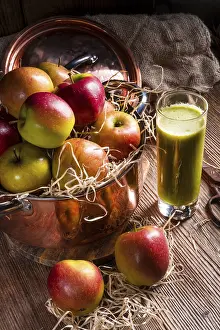 Healthy Nutrition Drucke: Fresh apple