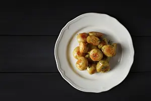 Boiled Potato Nutrition Facts Drucke: Fresh Cooked, new potatoes, with dill
