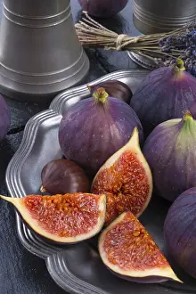 Tropical Fruit Images Drucke: Fresh figs
