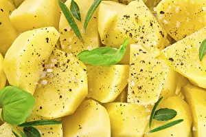 Fried Potatoes Drucke: Fresh fried potatoes