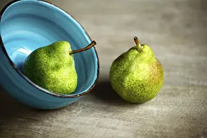 Uninhabited Kitchen Scene Drucke: Fresh pears