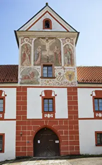 Central Europe Religious Buildings Drucke: Freskan at the former pharmacy