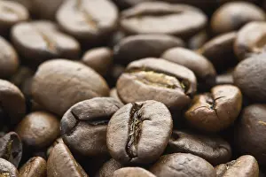 Caffeine Rich Food Drucke: Fried coffee beans