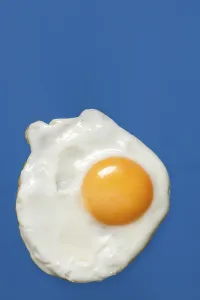 White Plate Drucke: Fried egg