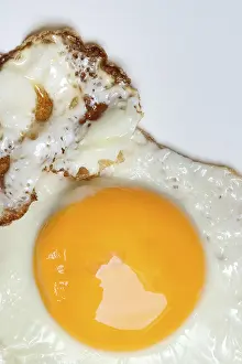 Close View Of Food Drucke: Fried egg, fried egg