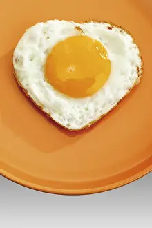 Fried Egg Nutrition Drucke: Fried egg, sunny side up