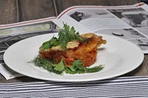 Fresh Fish Drucke: Fried fresh fish with vegetables
