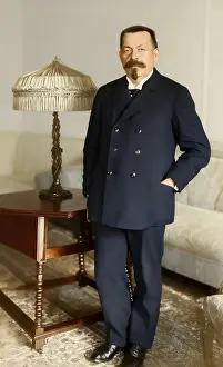 Digitally Edited Portrait Drucke: Friedrich Ebert, 1871 - 1925