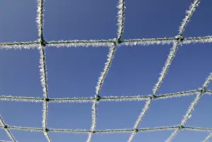 Winter Weather Forecast Drucke: Frosted goal mesh
