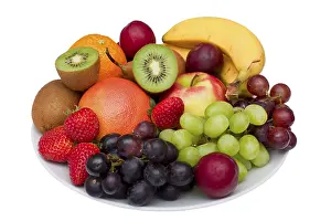 Close Up Fruit Photography Drucke: Fruit plate